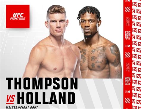 UFC Fight Night: Thompson vs Holland Results .
